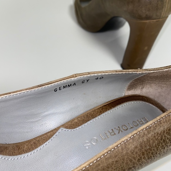 EROTOKRITOS Leather Heels - Picture 6 of 8